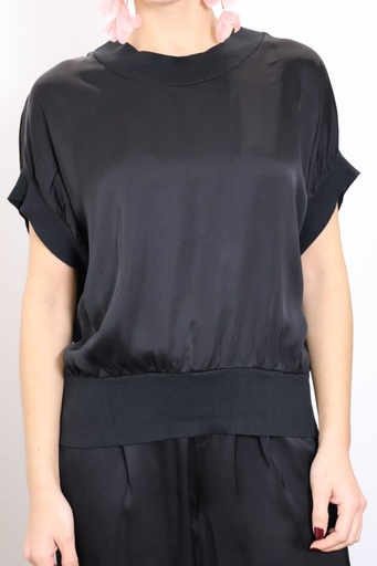 [CB88679NG] Camisa GOMA Negro