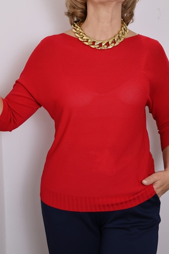 [GL9545RJ] Jersey OFELIA Rojo