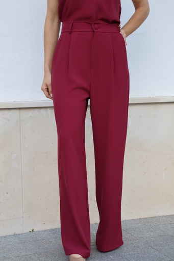 [SAP93021TN] Pantalón GIOCONDA Tinto  REBAJADO 30%