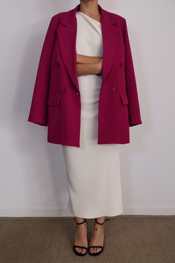 Americana CLAIRE Buganvilla  REBAJADO 30%. TALLA L.
