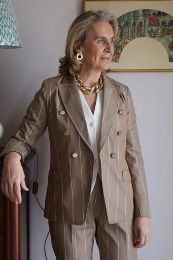 Chaqueta INGRID Beige Tallas. 38-44