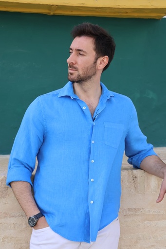 Camisa NAPOLEÓN Celeste