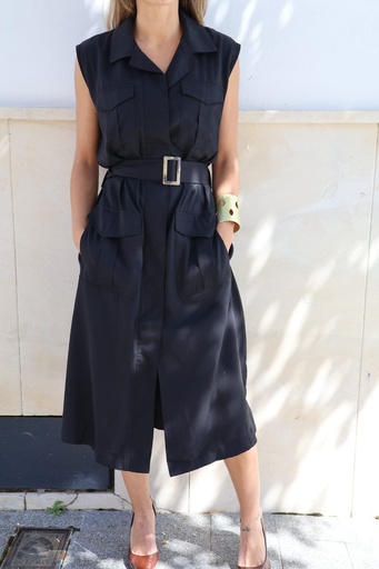 Vestido CAZADORA Negro  REBAJADO 30%