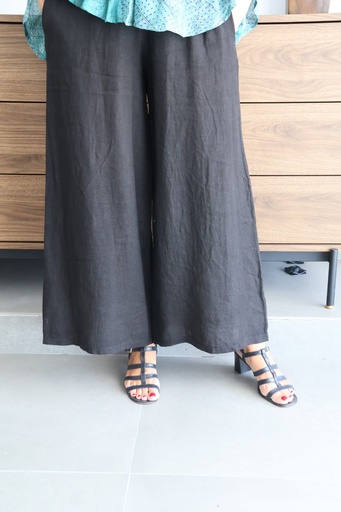 [LIN23422NG] Pantalón TRAPANI Negro