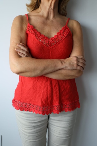 [LIN20585RJ] Lencero VERONA Rojo. REBAJADO 30%