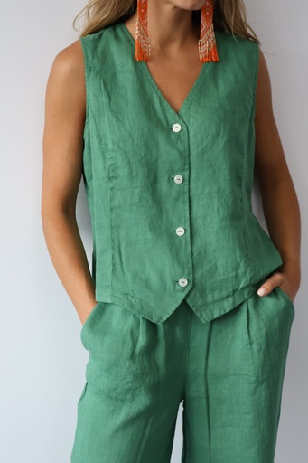 Chaleco GOLONDRINA Verde.  TALLAS L, XXL.  REBAJADO 30%