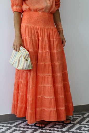 [CB08NJ] Falda ESMERALDA Naranja