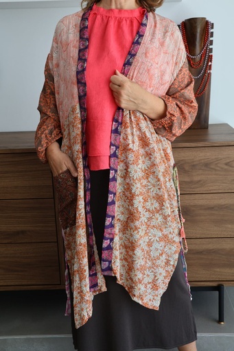 [CHU143219] Kimono Semi Largo 19