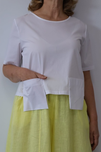 [ONE88890BC] Camisa OVEJA Blanco
