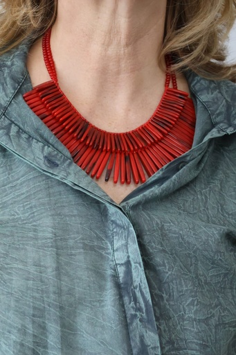 Collar DIENTES Rojo
