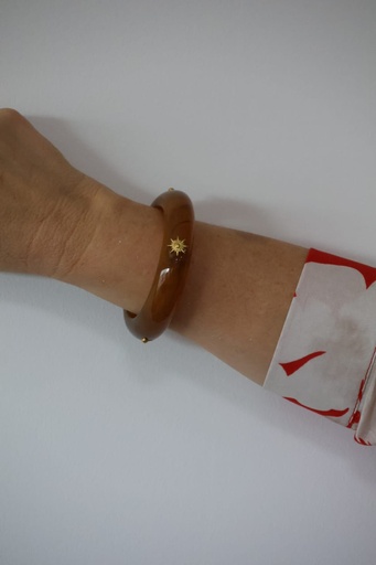 Pulsera MARMOL Sol Marrón