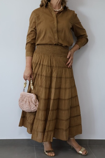 [CB08CM] Falda ESMERALDA Camel