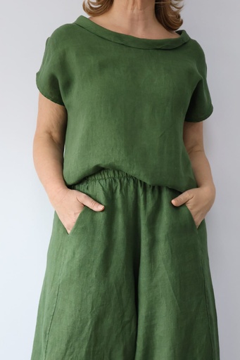 [GLA5274VD] Camisa TERMINI verde