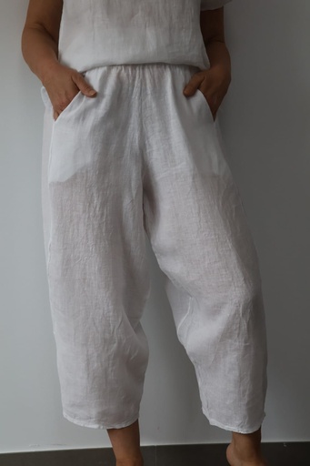 [GLA4148BL] Pantalón ORLY blanco