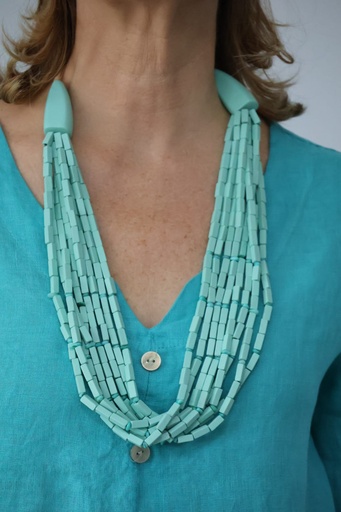 [GLAM65TQ] Collar ZULU turquesa