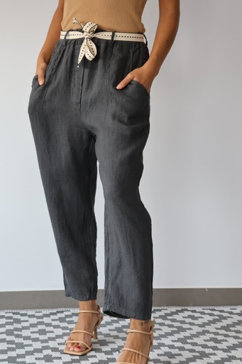 [CRE10156GR] Pantalón VIVIANA Gris
