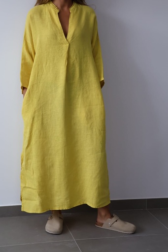 [CRL29340AMA] Vestido DOHA Amarillo