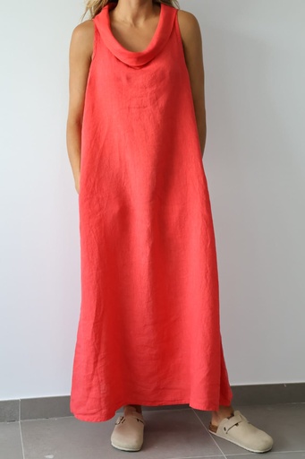 [CRL25396ROJ] Vestido CASONA Rojo