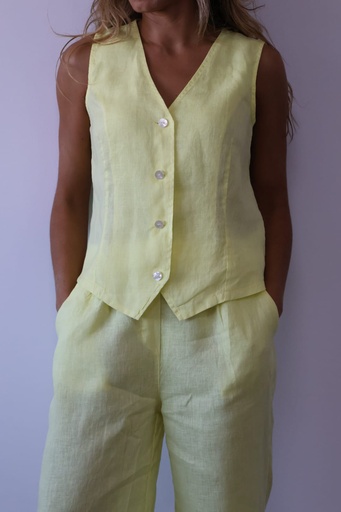 Chaleco GOLONDRINA Amarilo. TALLA L.