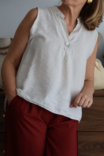 [GLA51553MAR] Camisa ALBÓNDIGA Marfil
