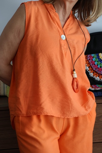[GLA51553NAR] Camisa ALBÓNDIGA Naranja