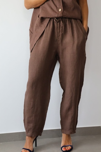 [LIN6522CHO] Pantalón YEYE Chocolate