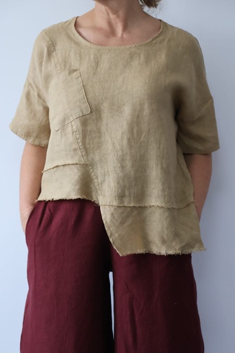 [LIN83680CAM] Camisa CAMPEIRO Camel