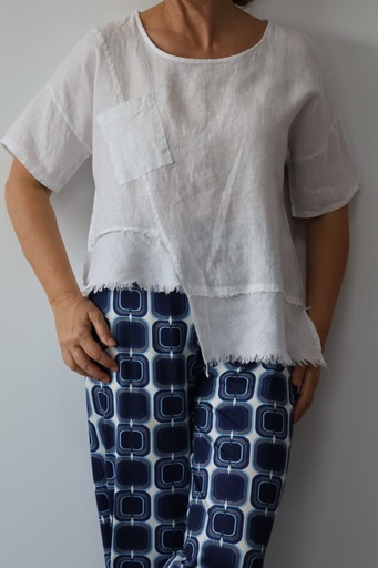 [LIN83680BLA] Camisa CAMPEIRO Blanco