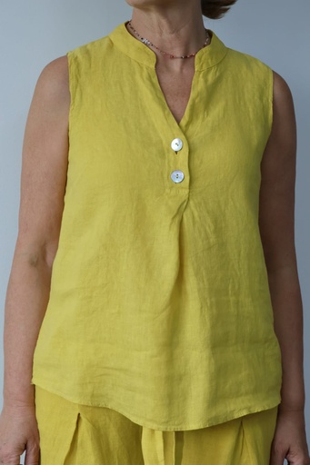 [LIN722011MOS] Camisa GIRASOL Mostaza