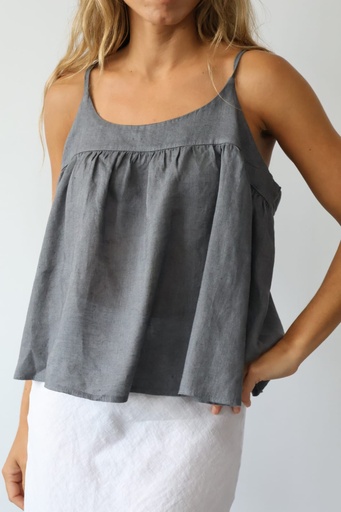 [LIN21919] Top ESTEVE Gris