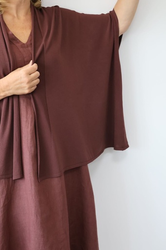 [CEL2552 BER] Chaqueta HILATURA Berenjena