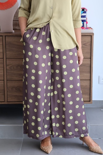 [CEL983735MRR] Pantalón ANASTASIA Marrón