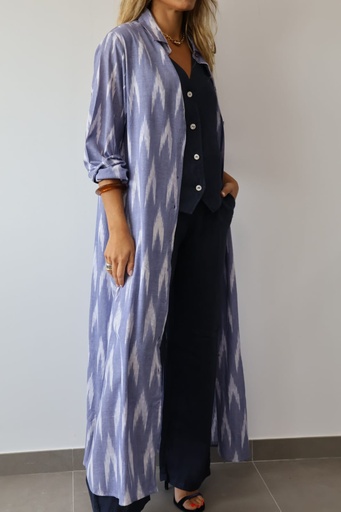 [RCHIKATAZU] Vestido IKAT Azul