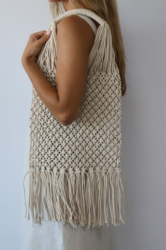 Bolso MACRAMÉ Blanco
