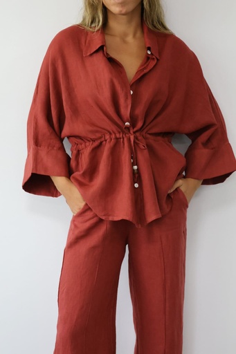 [CEL20688TJ] Chaqueta Claudia Teja