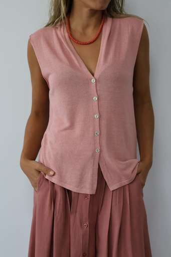 [CEL2546ROS] Chaleco CULTIVO Rosa