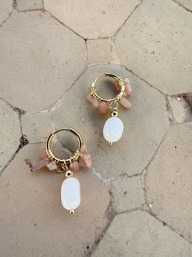 Pendiente SALERO Beige