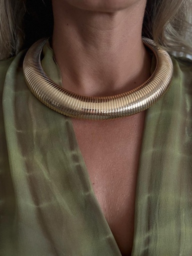 Collar SNAKE Dorado