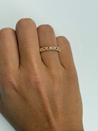Anillo CINCO Rosa