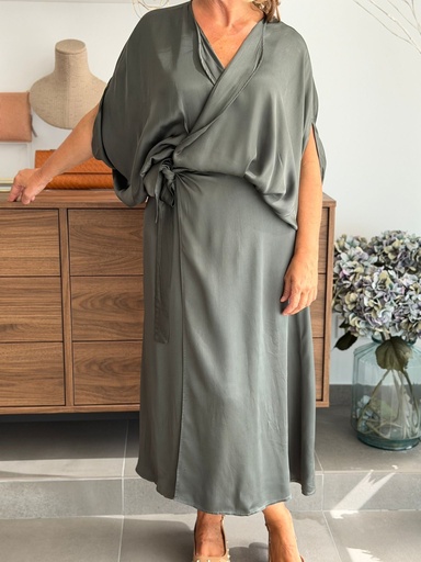 [CEL81523VD] Vestido GALICIA Verde