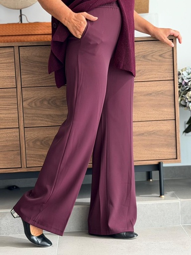 Pantalón  ANGELA Burdeos