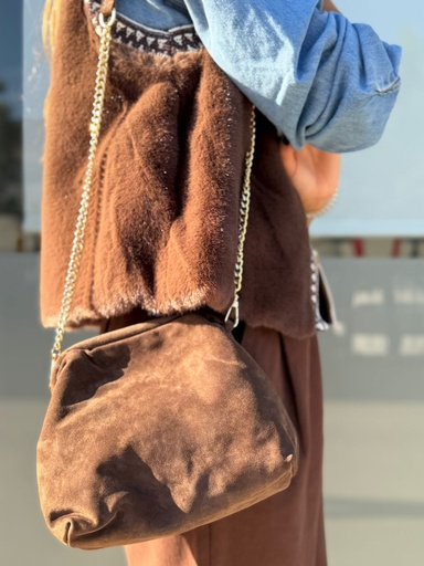 [BR1360MRR] Bolso CASTOR Marrón