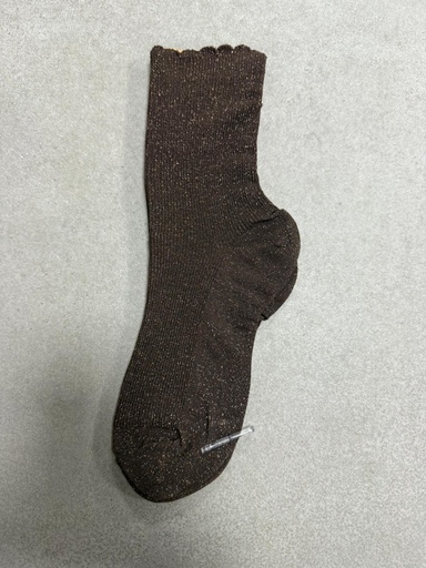 Calcetín BRILLO Marrón-Dorado