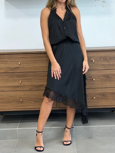 [CEL81495NG] Falda FARINA Negro