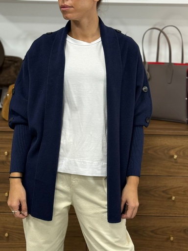 [JNJ1025AZ] Chaqueta MARINERA Azul