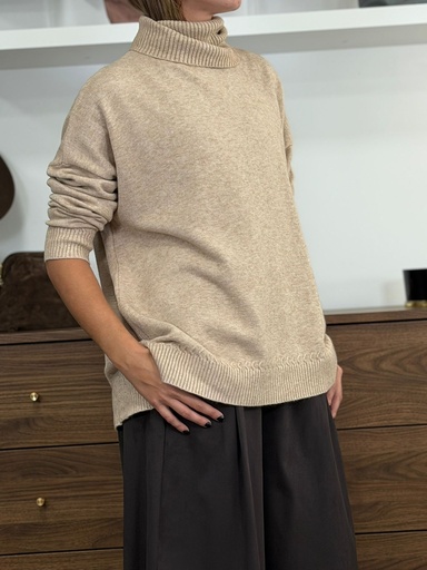 [JNJ0582BG] Jersey ELENI Beige