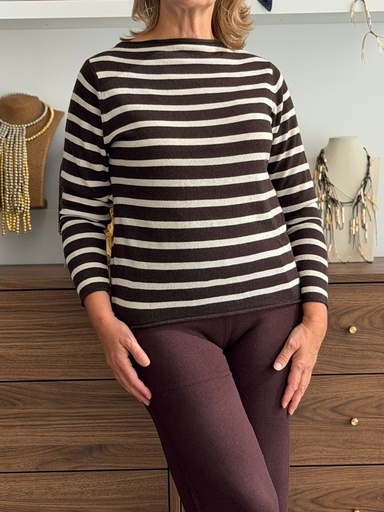 [JNJ6447MRR] Jersey SANTANDER Marrón