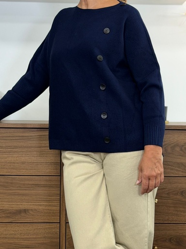 [JNJ1032AZ] Jersey POLONIA Azul