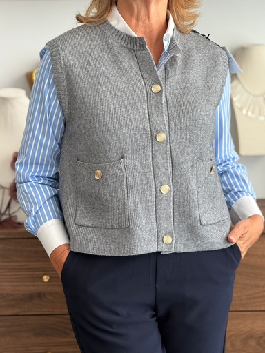 [JNJ1123GR] Jersey AMARA Gris