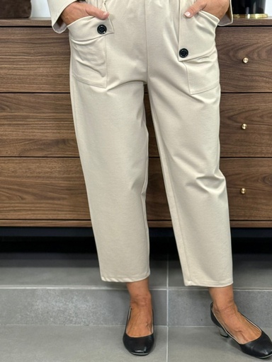 [GL5030MF] Pantalón  MILANO Marfil